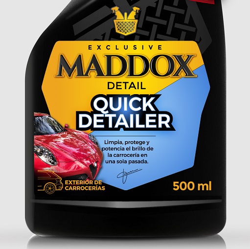 Etiqueta de Quick Detailer de Maddox